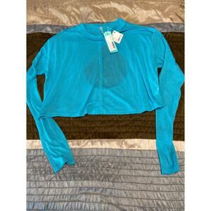 FP Movement by Free People turquoise cropped athletic top Size XS